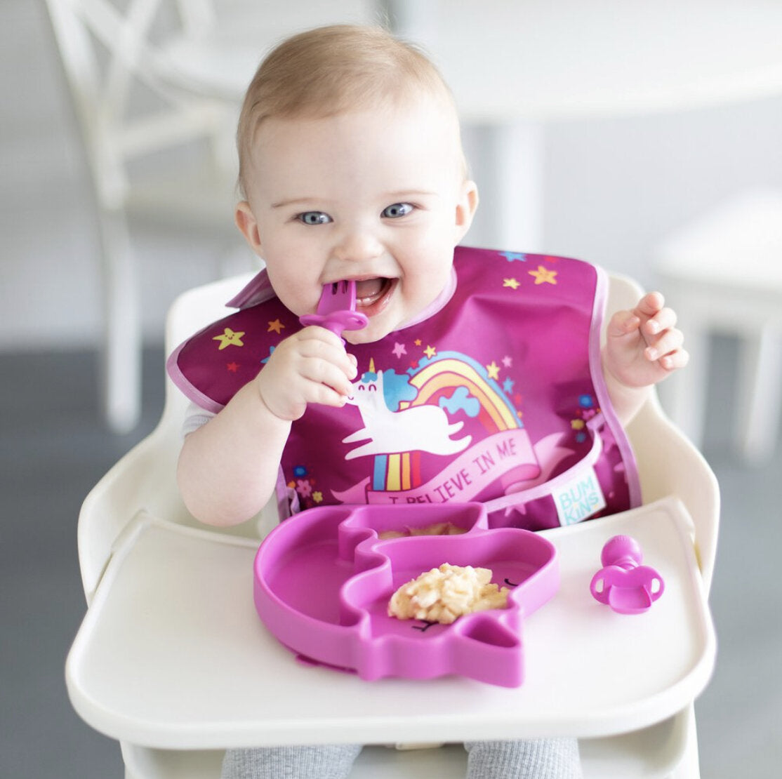 Bumkins Silicone Grip Dish - Clearance from Bumkins NZ stock babycity