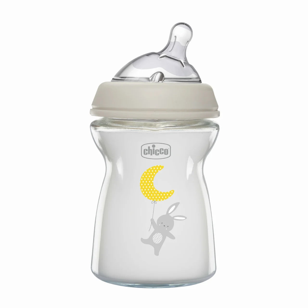 Chicco Natural Feeling Medium Glass Bottle 2m+ 250ml from Chicco NZ stock babycity