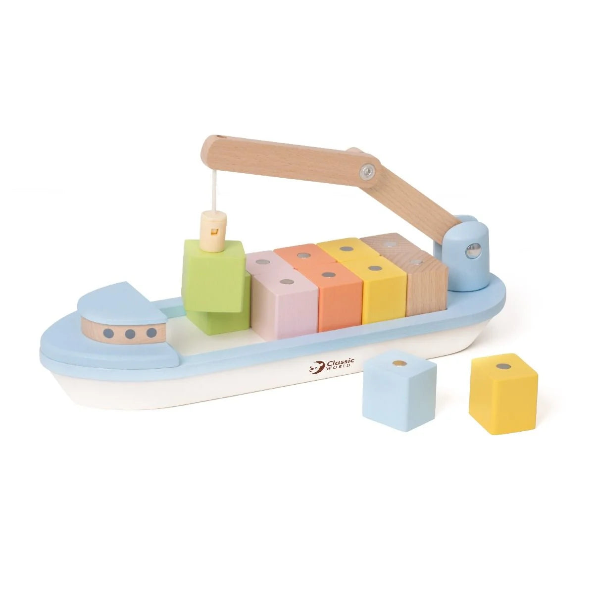 Classic World Block Boat Multi from Classic World NZ stock babycity