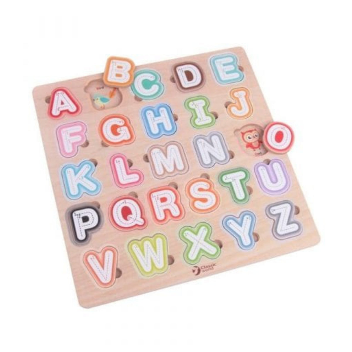 Classic World Wooden Alphabetic Puzzle from Classic World NZ stock babycity