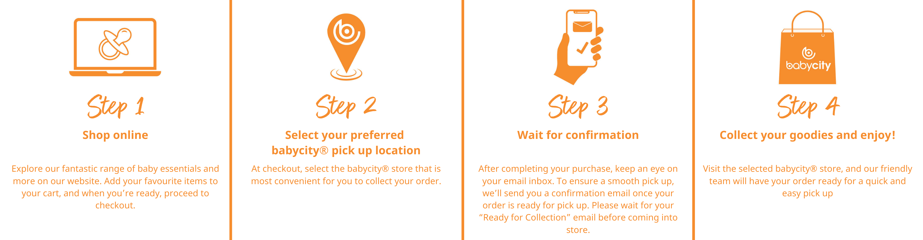 Click & Collect process instructions