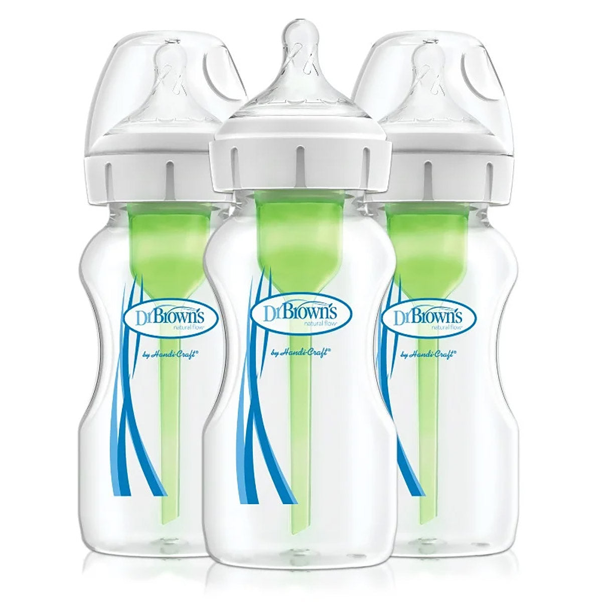 Dr Browns Options+ Feeding Bottle 270ml Wide Neck - 3 Pack 270ML from Dr Browns NZ stock babycity