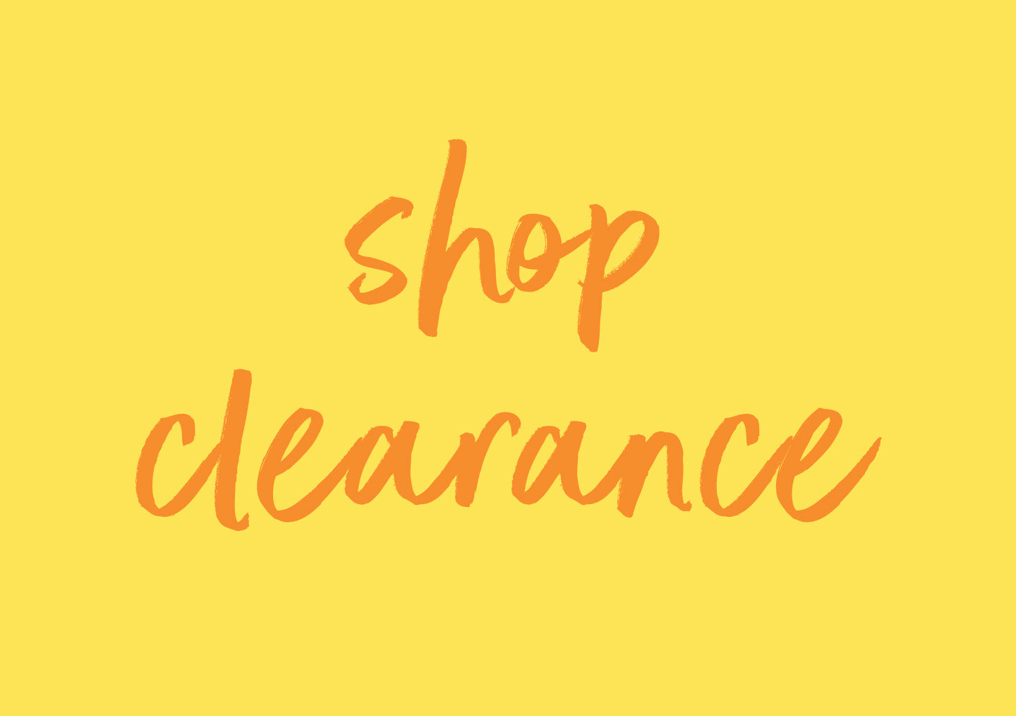 Clearance: Shop All
