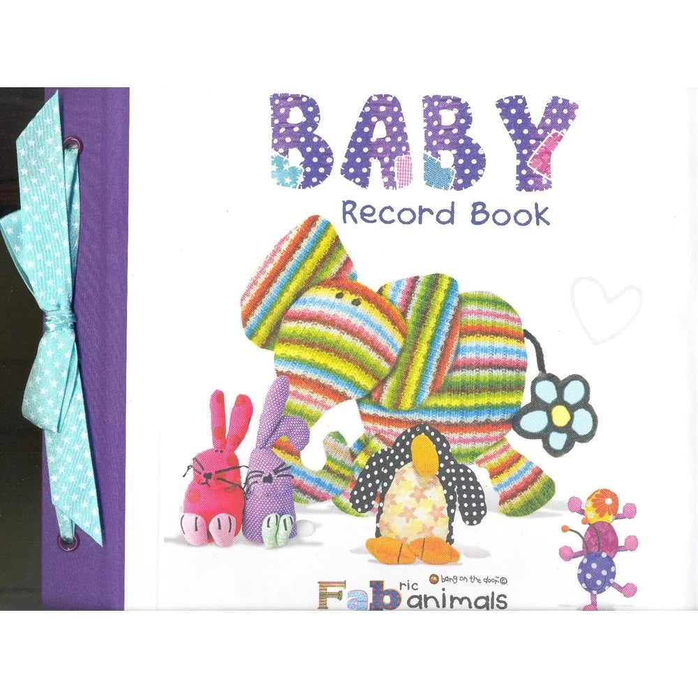 Fab Animals Baby Record Book from Blue Duck Books NZ stock babycity