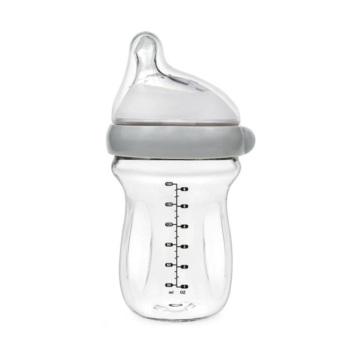 Haakaa Gen 3 Glass Bottle 120ml 120ML Grey from Haakaa NZ stock babycity