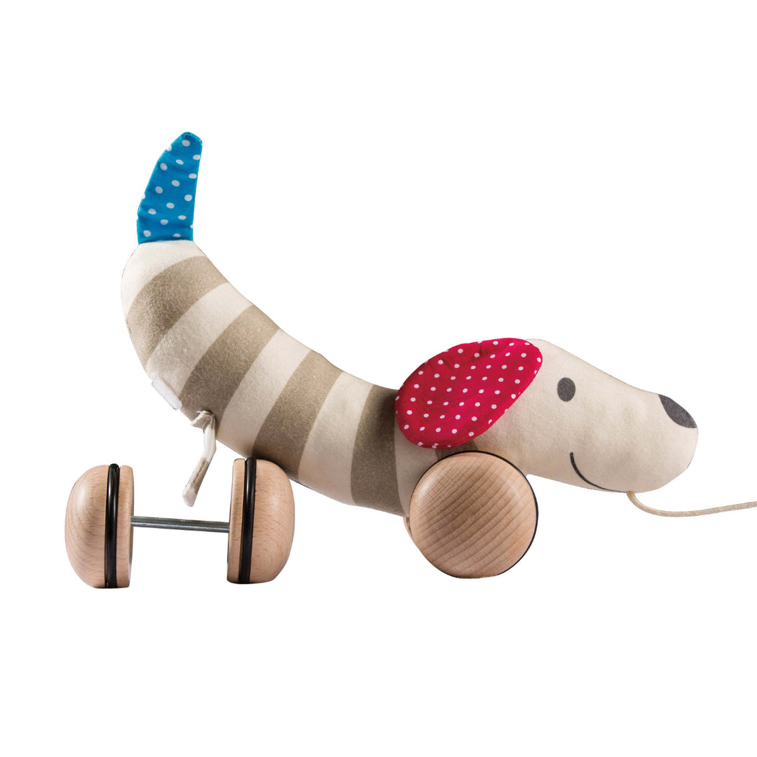 Pull along online puppy toy