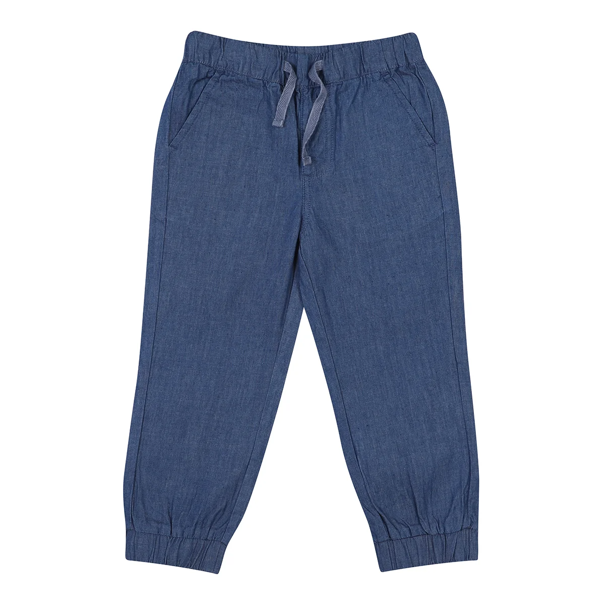 hi-hop Chambray Drawstring Pants Denim Blue from hi-hop NZ stock babycity