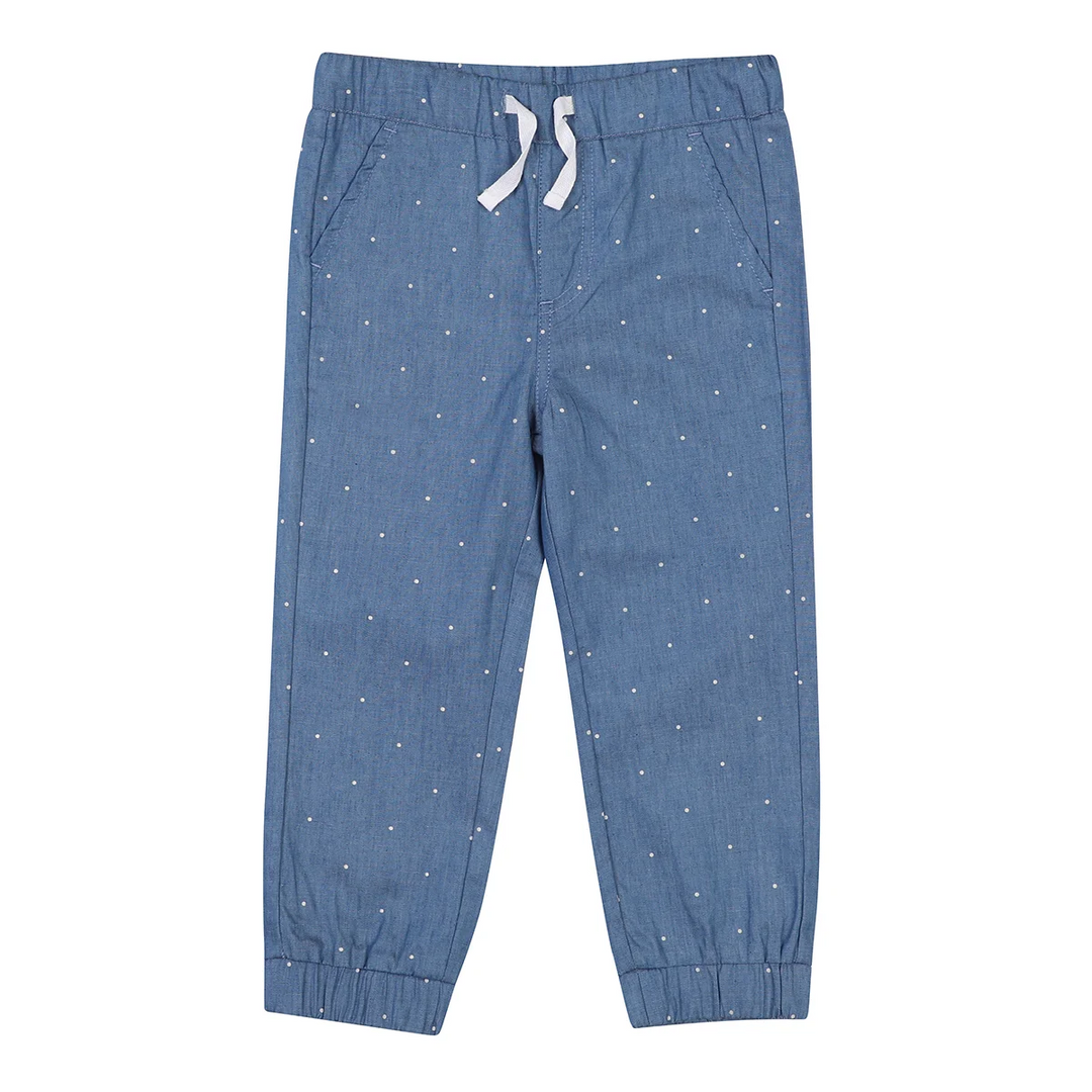 hi-hop Chambray Drawstring Pants Light Blue from hi-hop NZ stock babycity
