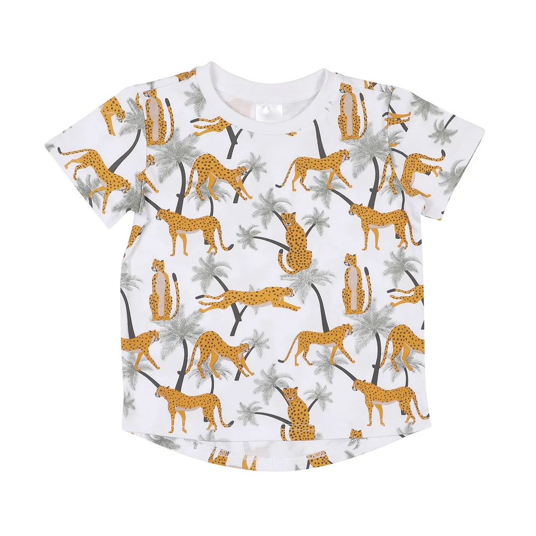 hi-hop Short Sleeve All-Over Print T-Shirt Jungle from hi-hop NZ stock babycity