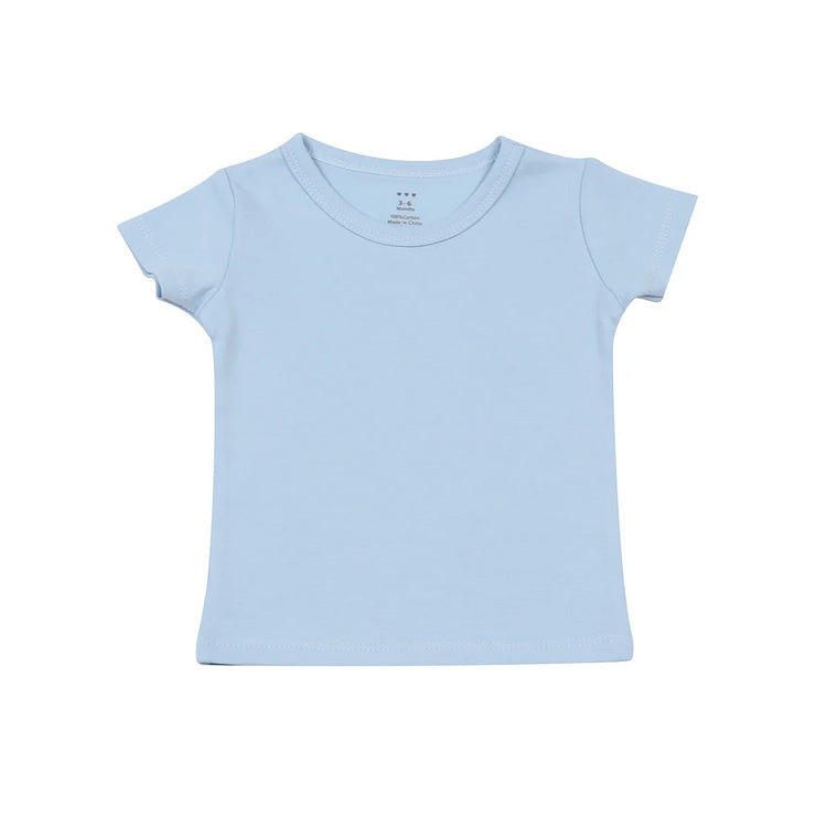 hi-hop Short Sleeve Plain T-Shirt Light Blue from hi-hop NZ stock babycity