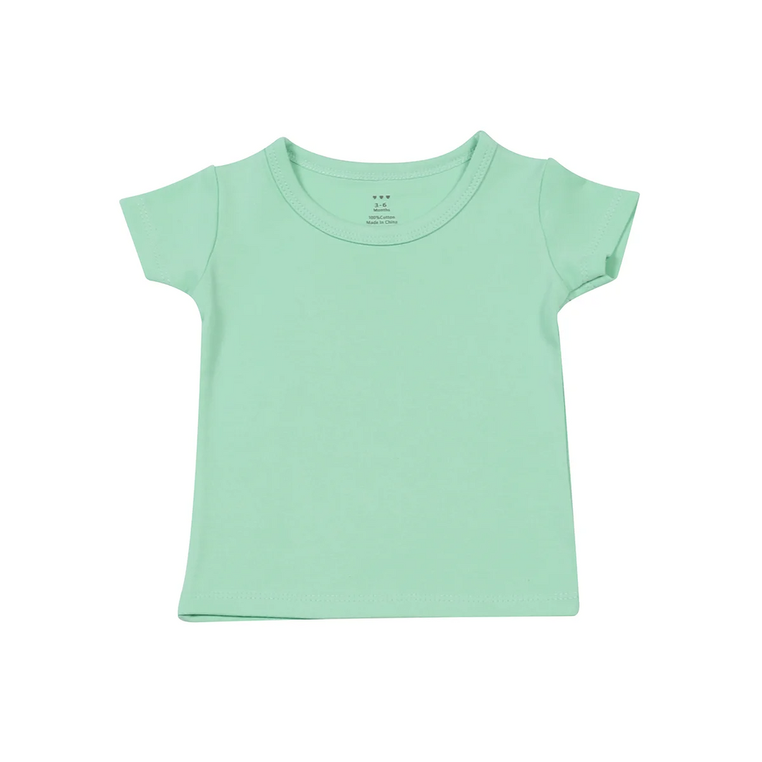 hi-hop Short Sleeve Plain T-Shirt Sage from hi-hop NZ stock babycity