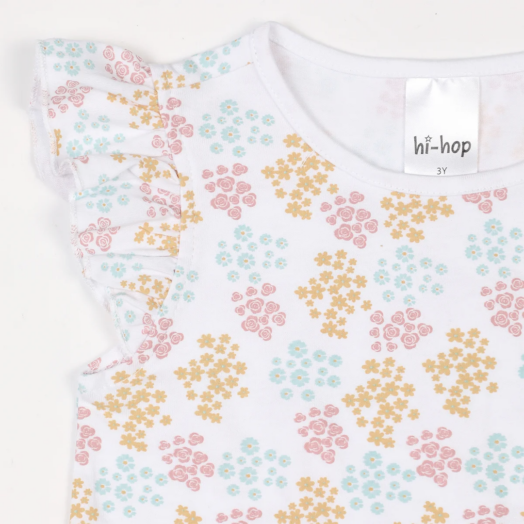hi-hop Summer Ruffle Sleeve PJs from hi-hop NZ stock babycity