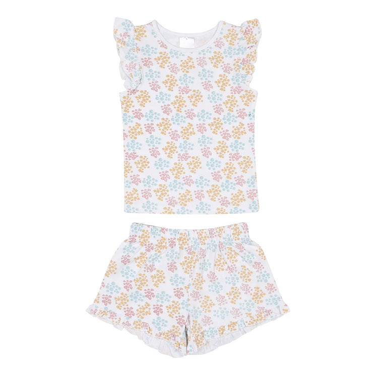 hi-hop Summer Ruffle Sleeve PJs Flowers from hi-hop NZ stock babycity