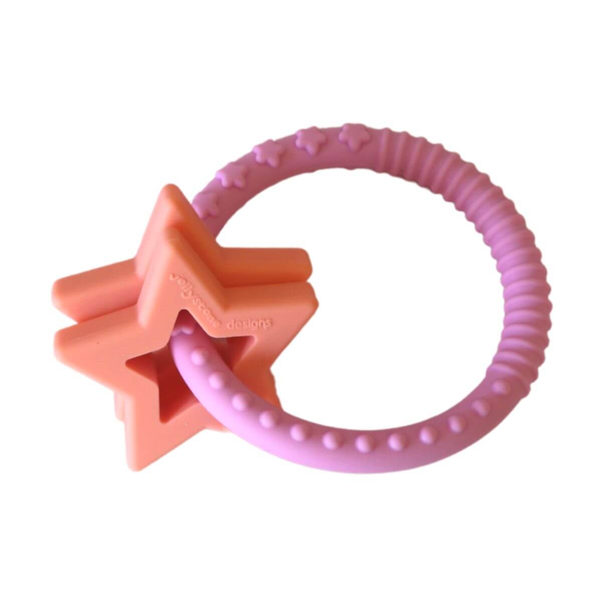 Jellystone Star Teether Bubblegum from Jellystone NZ stock babycity