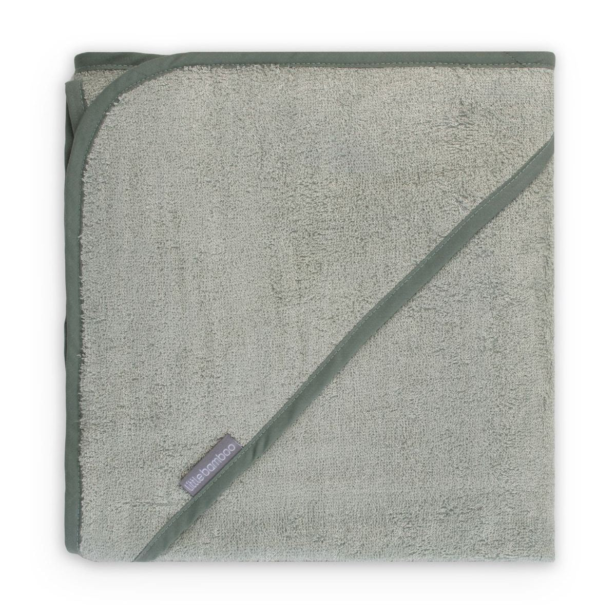 Little Bamboo Hooded Towel Bayleaf from Little Bamboo NZ stock babycity