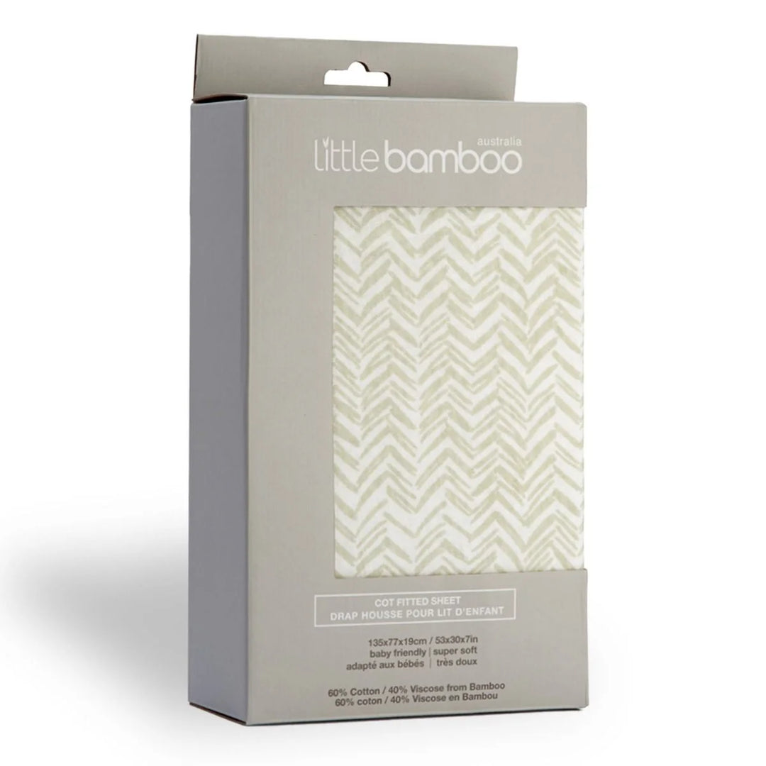 Little Bamboo Jersey Cot Fitted Sheet