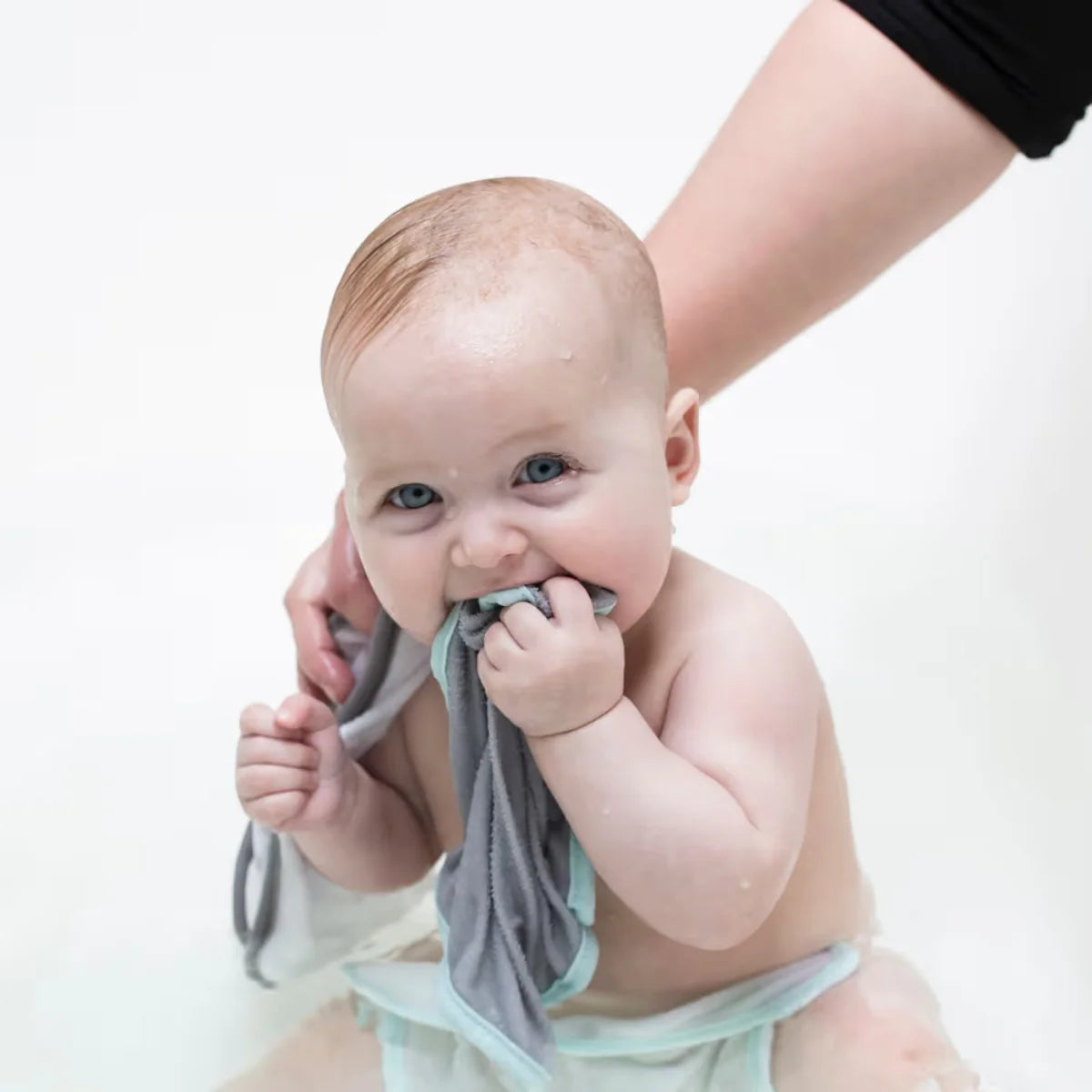 Little Linen Towelling Washcloth 6 Pack from Little Linen NZ stock babycity