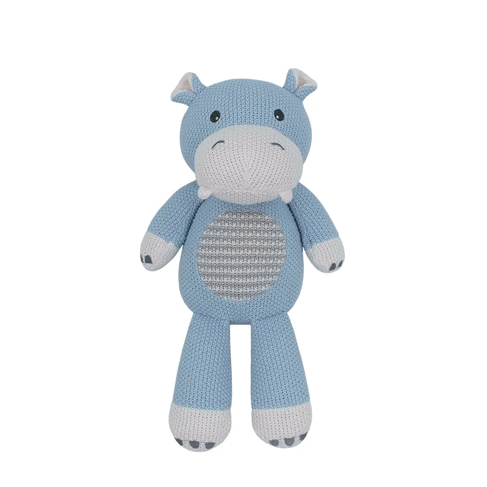 Living Textiles Henry The Hippo Blue from Living Textiles NZ stock babycity