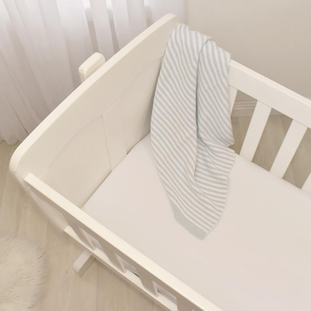 Living Textiles Jersey Bassinet Fitted Sheets - 2 Pack
