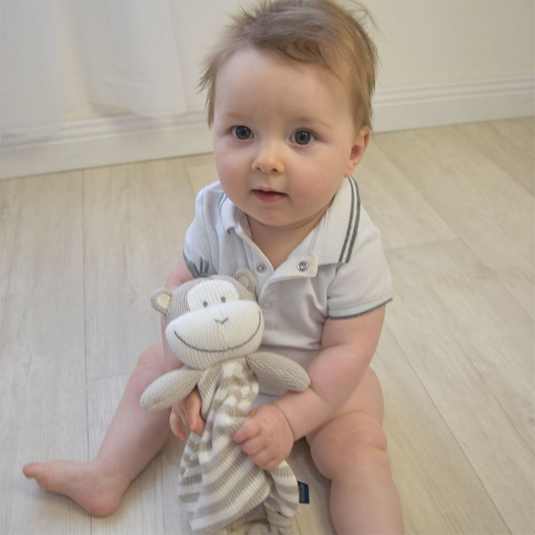 Living Textiles Max The Monkey Security Blanket babycity