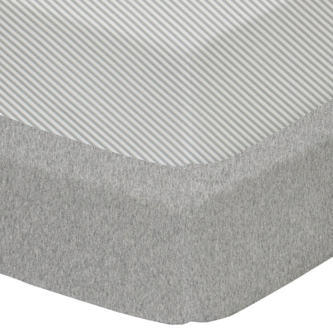 Living Textiles Cot Fitted Sheet Jersey - 2 Pack