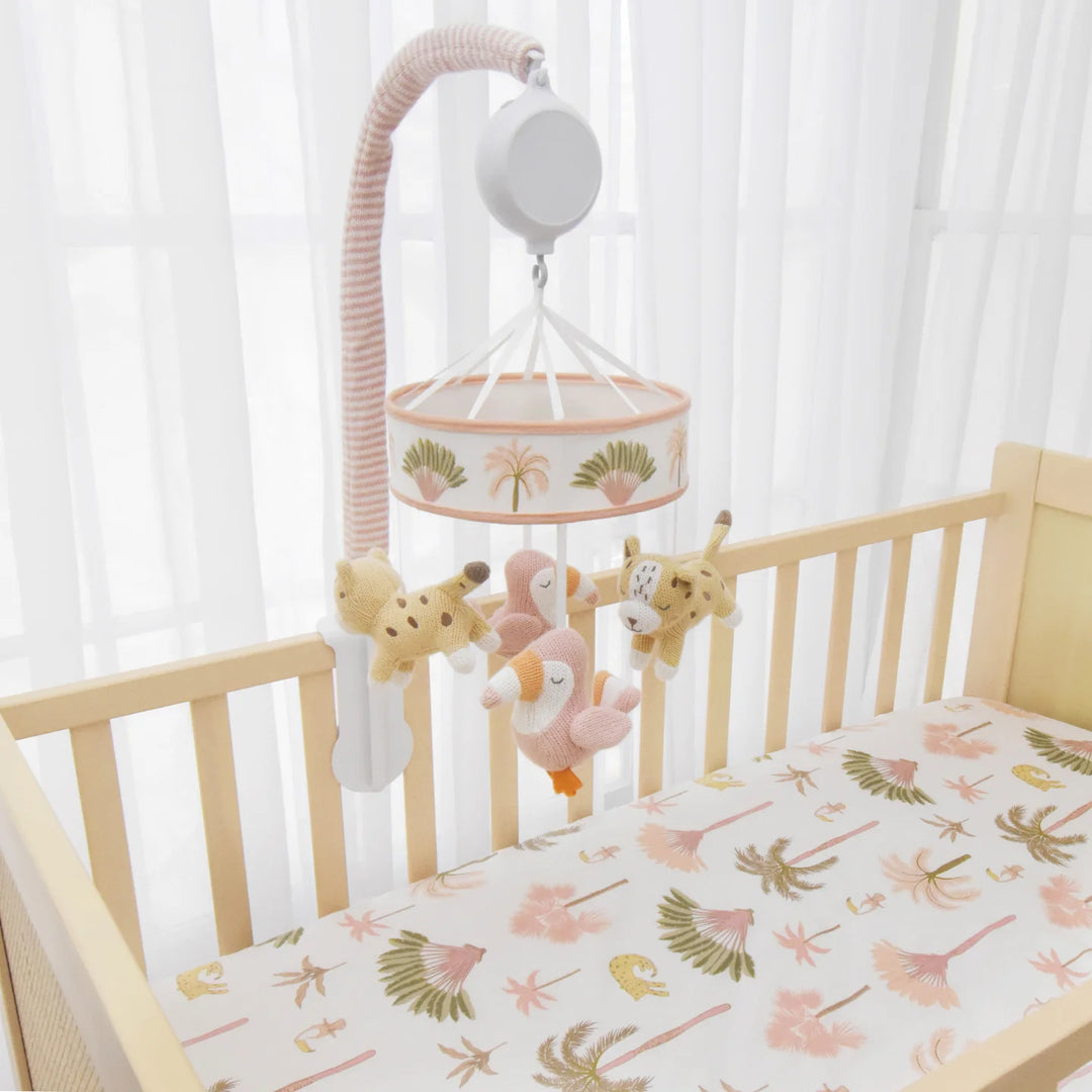 Tropical cot deals sheets