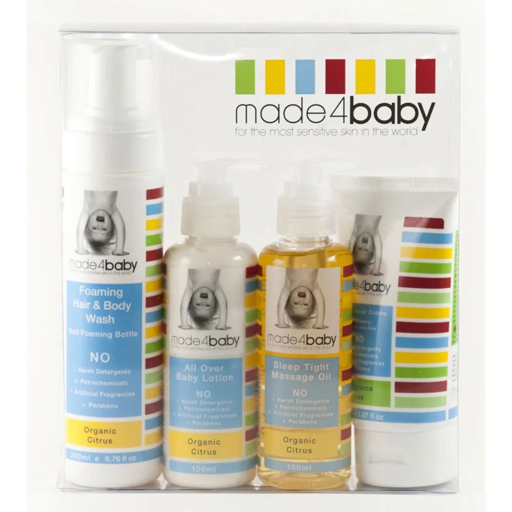 Made4Baby Starter Pack Organic Citrus from Made4Baby NZ stock babycity