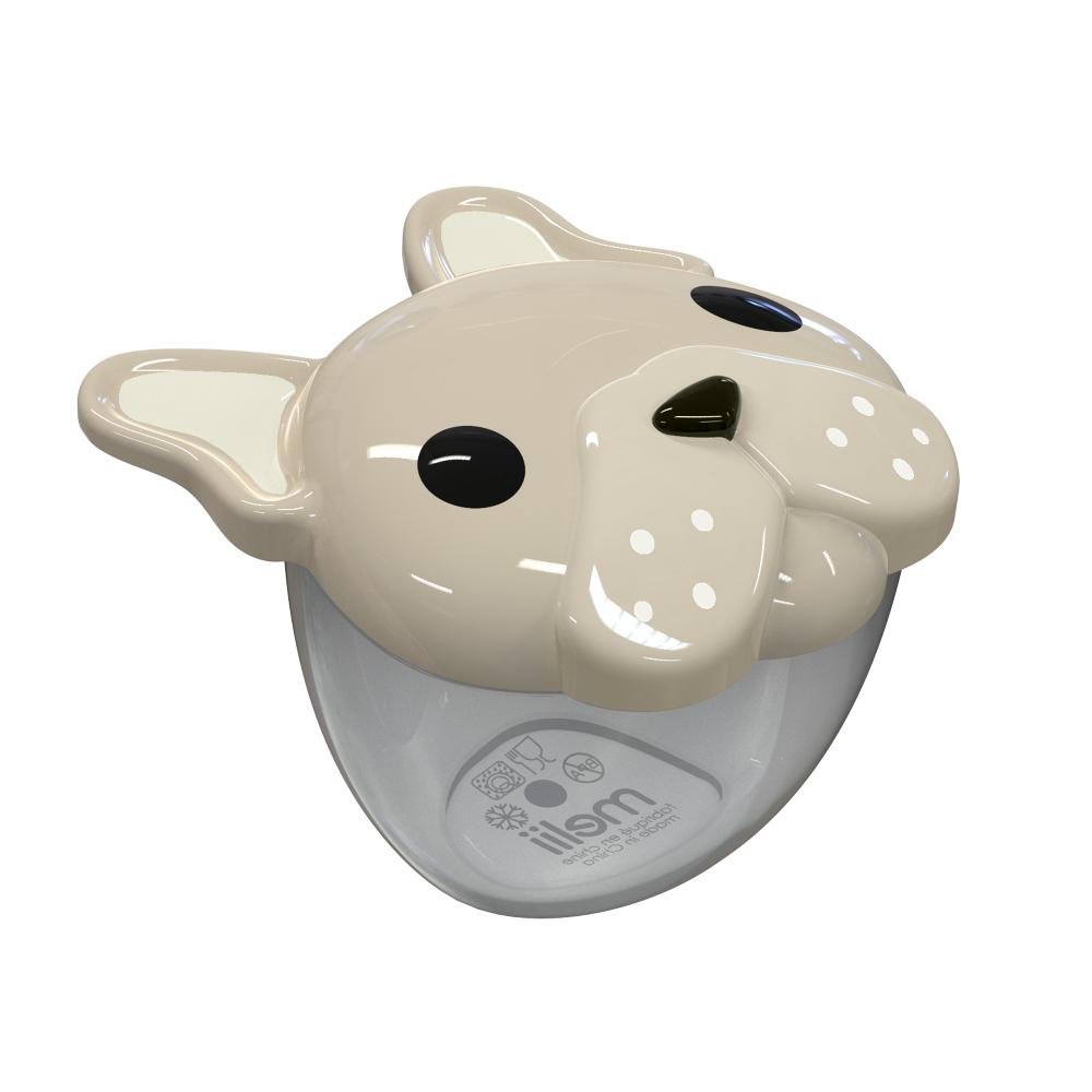 Melii Animal Snack Container Luxe Bulldog from Melii NZ stock babycity