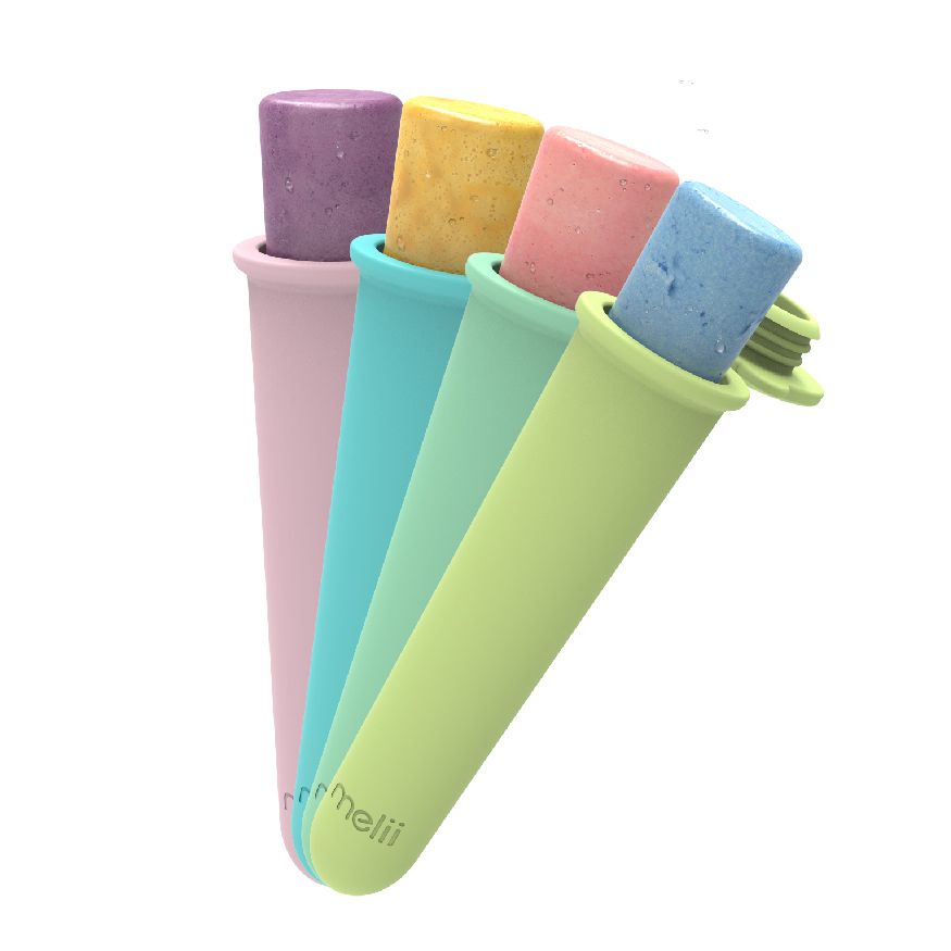 Melii Silicone Push Pops - 4 Pack with Tray from Melii NZ stock babycity