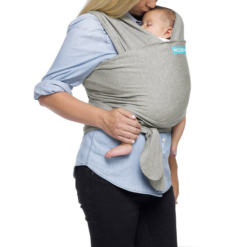 Moby Classic Wrap One Size Grey from Moby NZ stock babycity