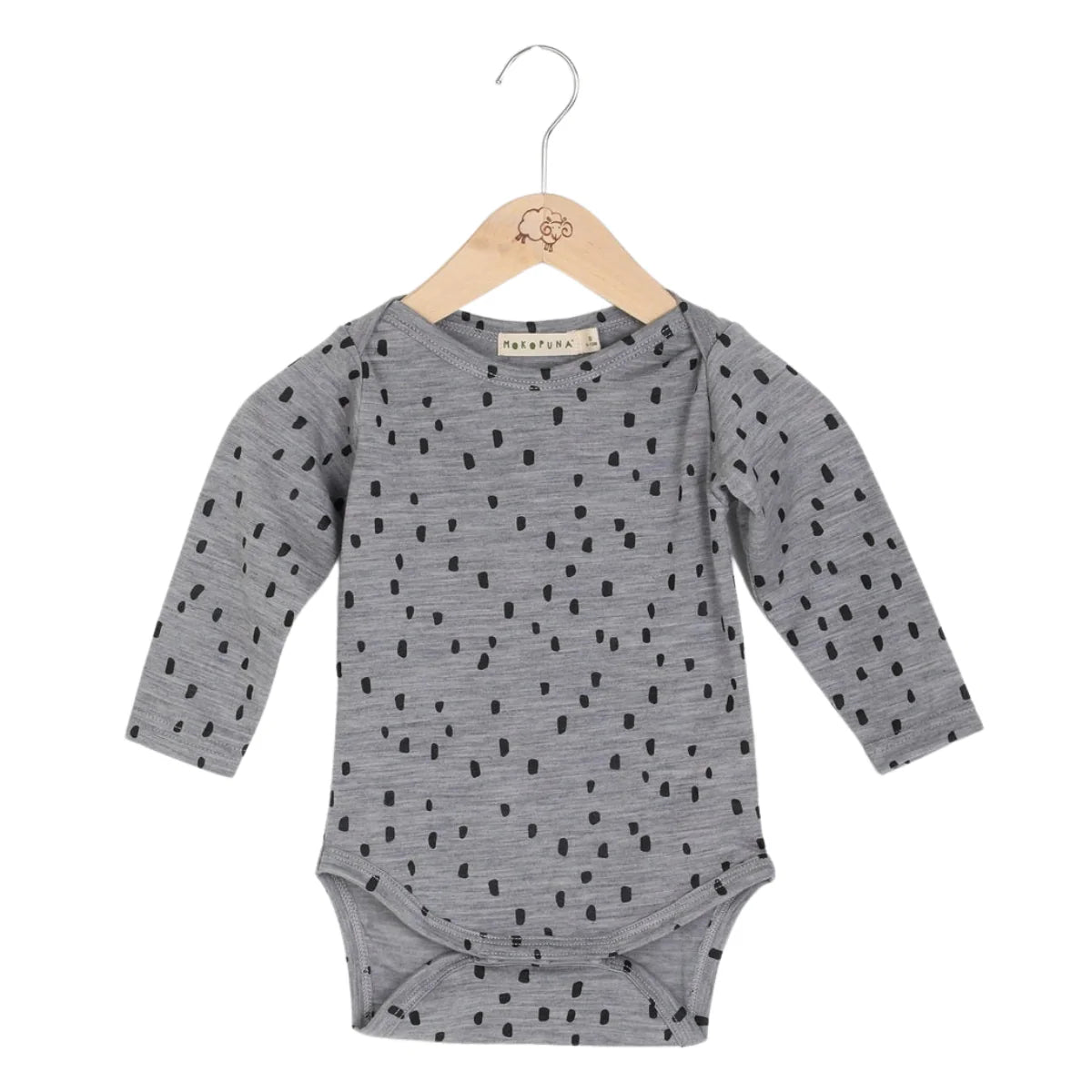 Mokopuna Merino Long Sleeve Shortsuit from Mokopuna NZ stock babycity