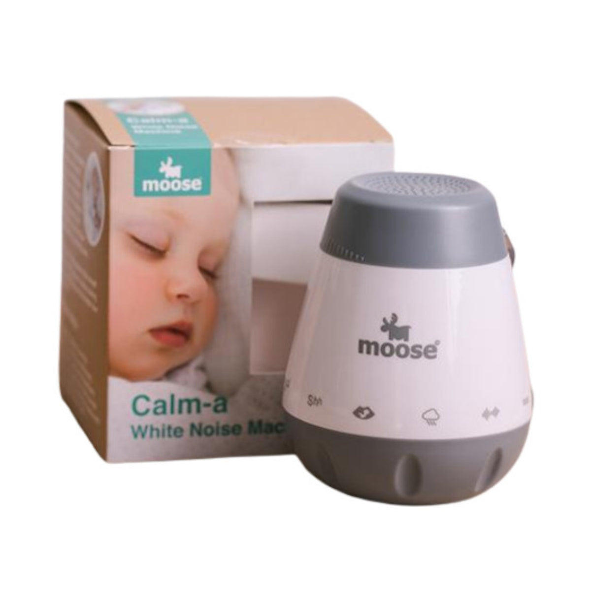 Moosebaby Calm-a White Noise Machine from Moosebaby NZ stock babycity