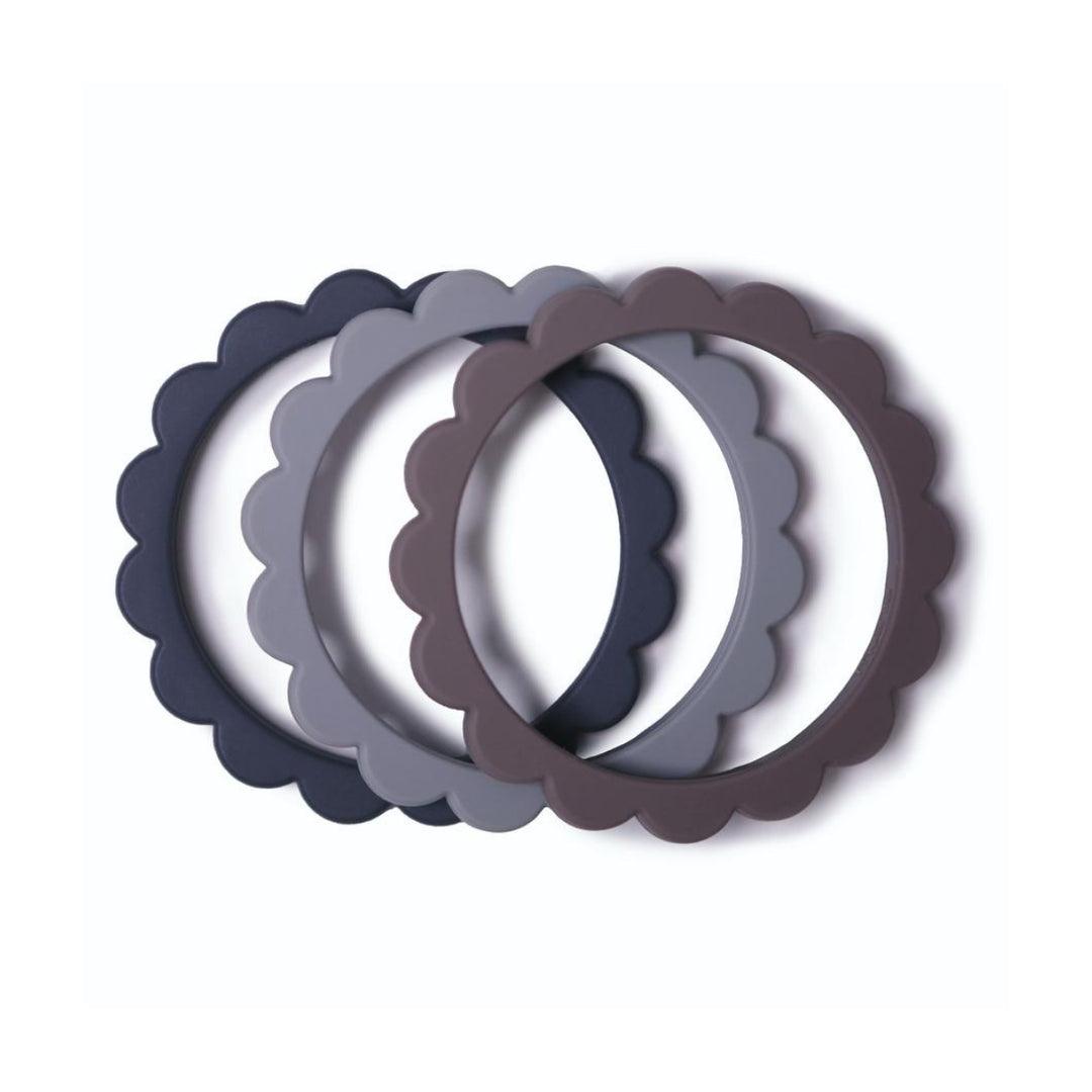 Mushie Teething Bracelet - 3 Pack
