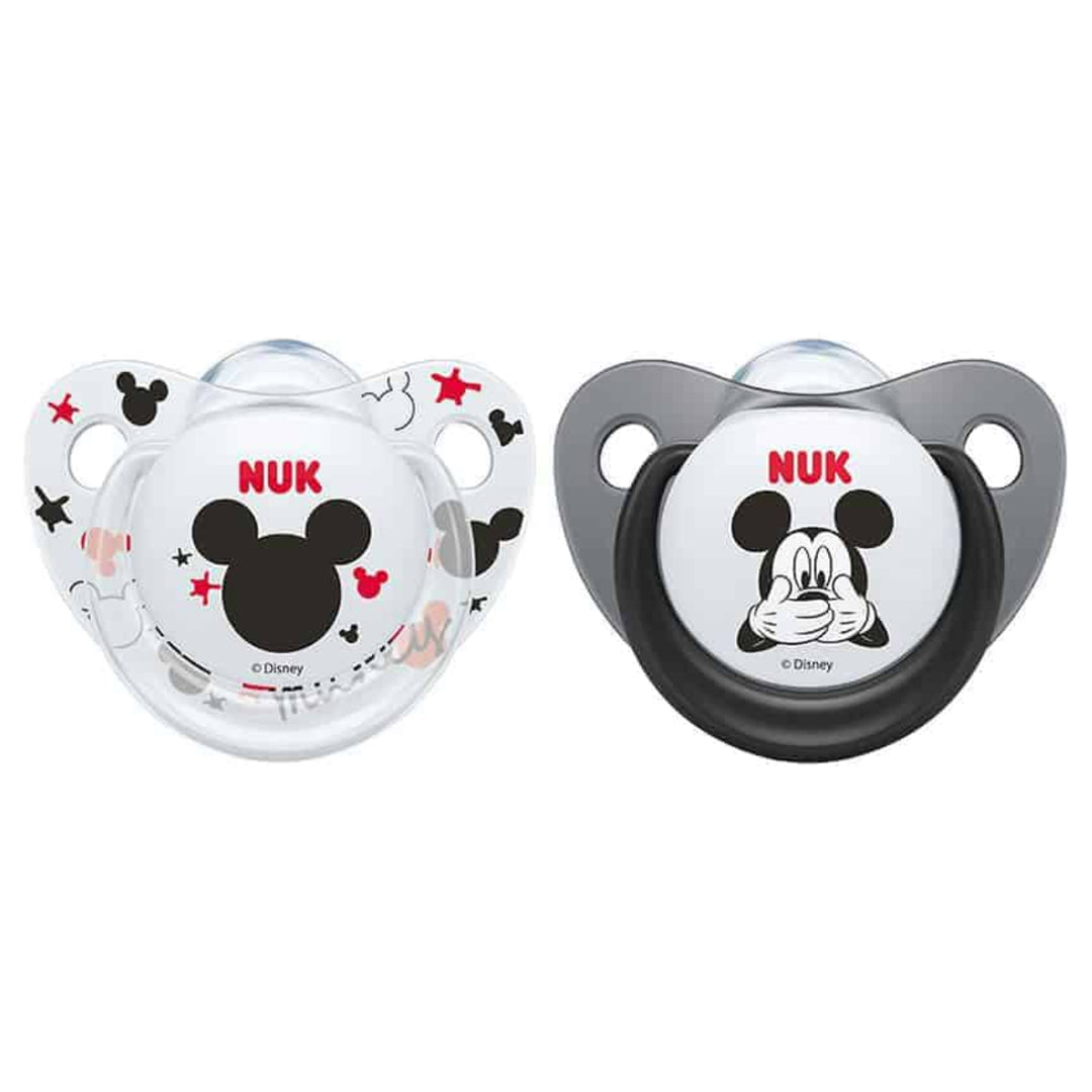 NUK Silicone Soothers Size 2 - 2 Pack Mickey