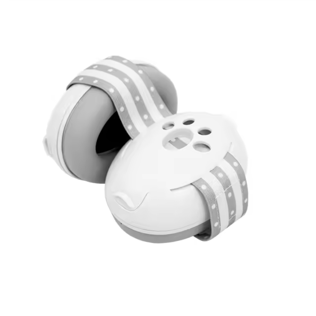 ORIGIN Earmuffs with Baby Band infant hearing protection earmuffs folded up and ready for travel