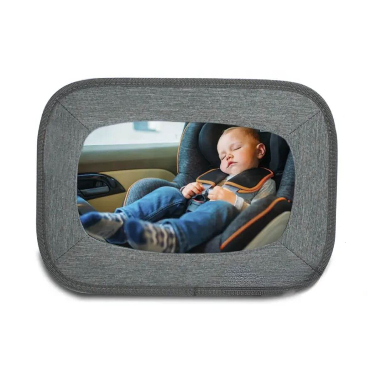 ORIGIN Fabric Baby Mirror Grey from ORIGIN NZ stock babycity