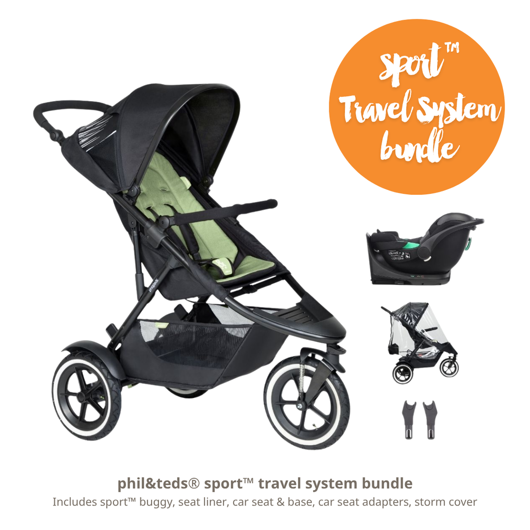 phil and teds sport jogging stroller phil&teds® sport™ travel system bundle – babycity