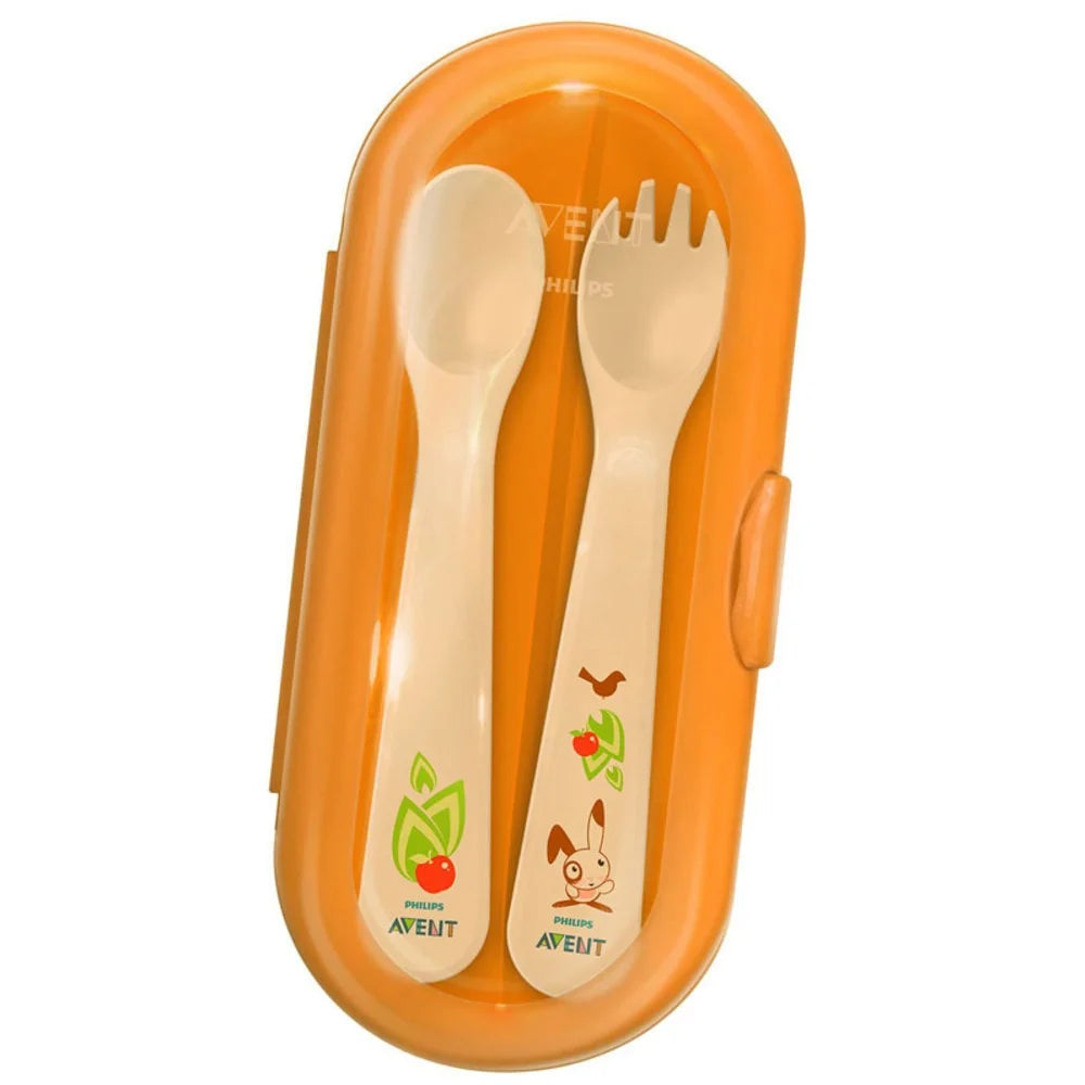 Avent Cutlery Set With Travel Case