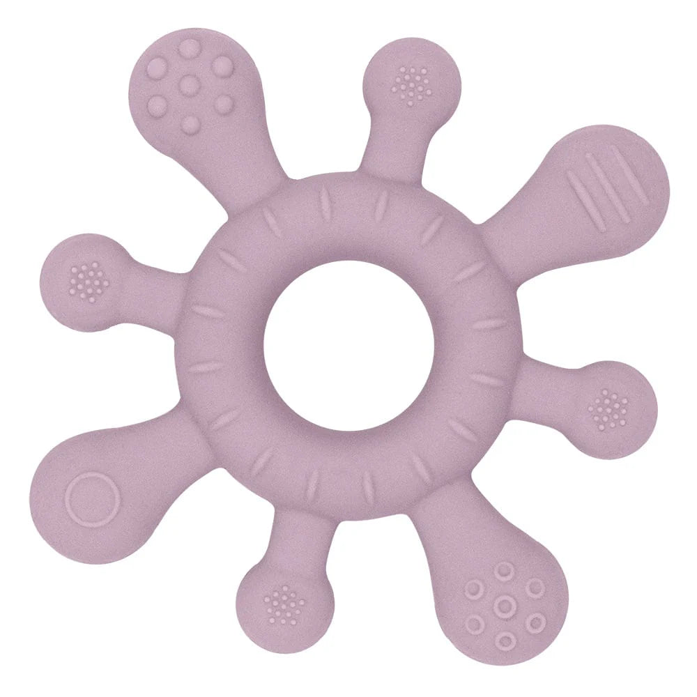 Playground Silicone Splash Teether Dusty Mauve from Playground NZ stock babycity