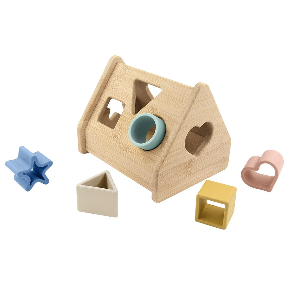 Playground House Shape Sorter Multi from Playground NZ stock babycity