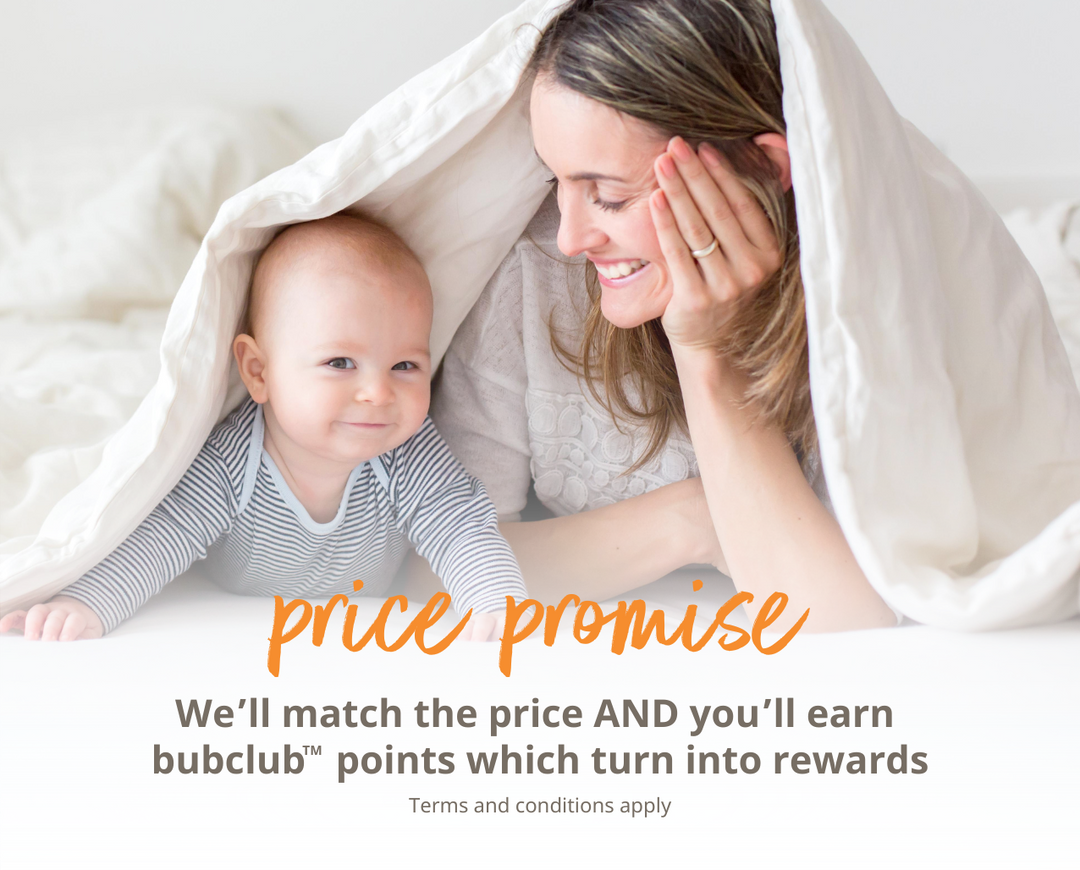 Price promise: We'll match the price AND you'll earn bubclub™ points which turn into rewards