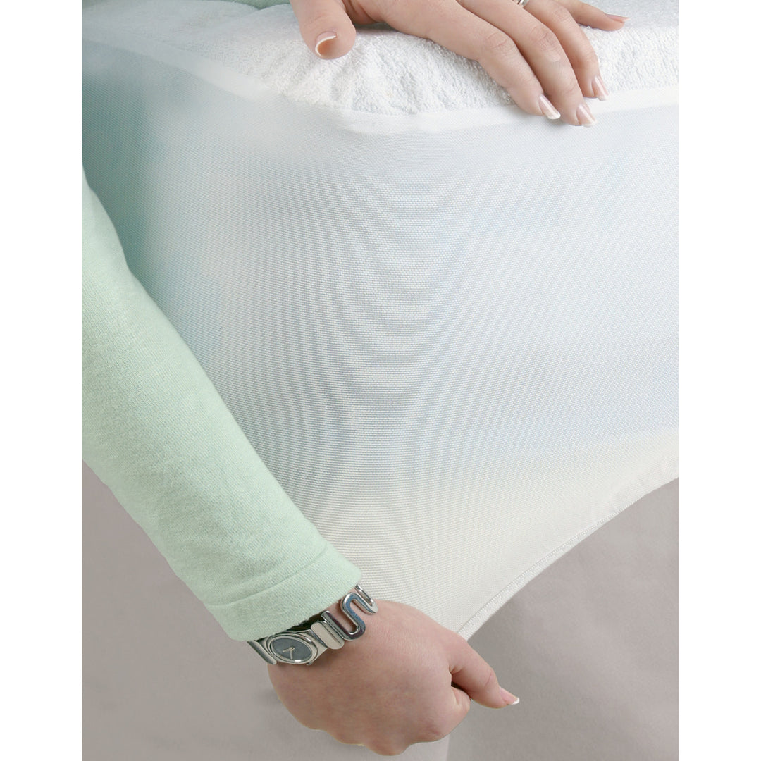 Fitted cot hot sale mattress protector