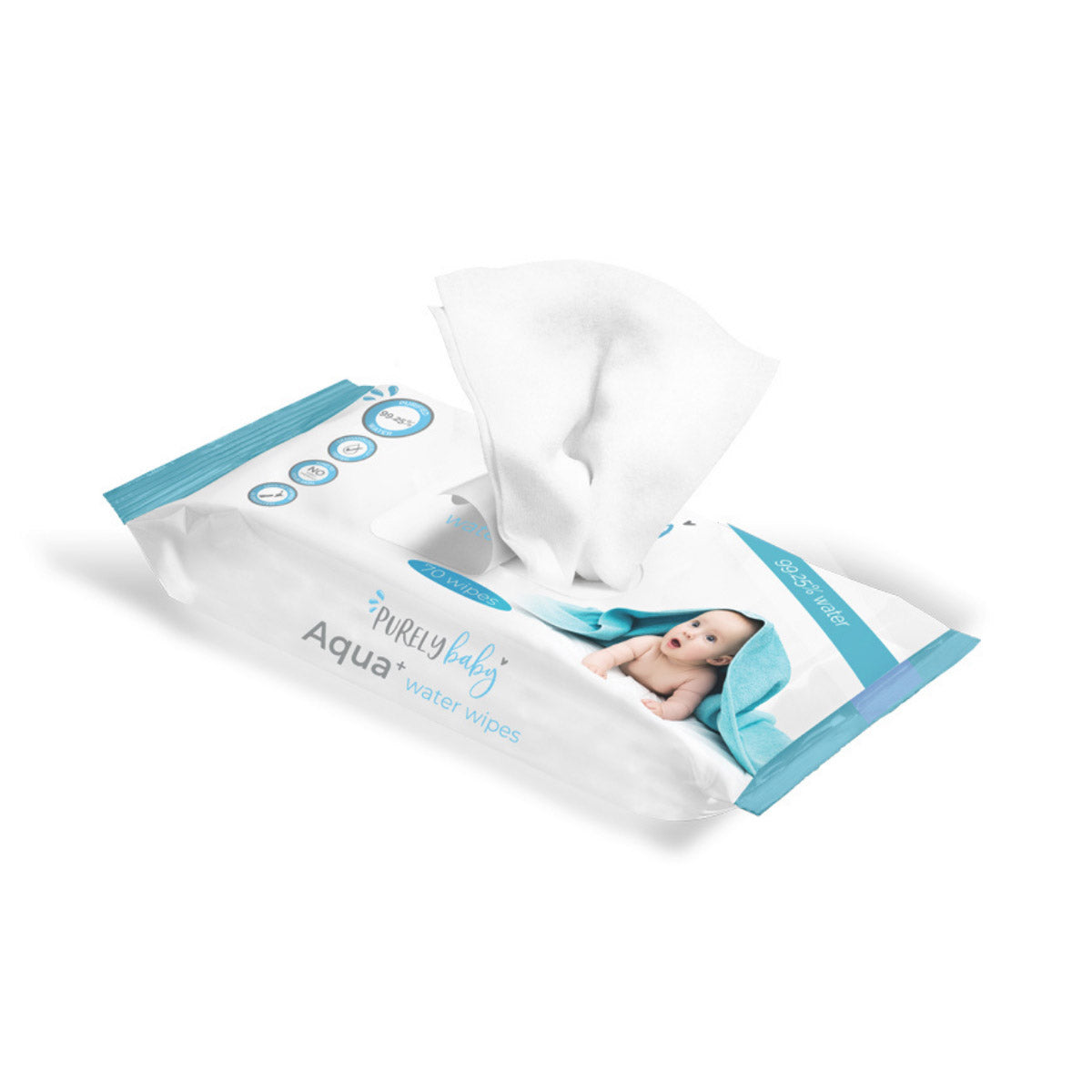 Purely Baby Aqua+ Water Wipes from Purely Baby NZ stock babycity