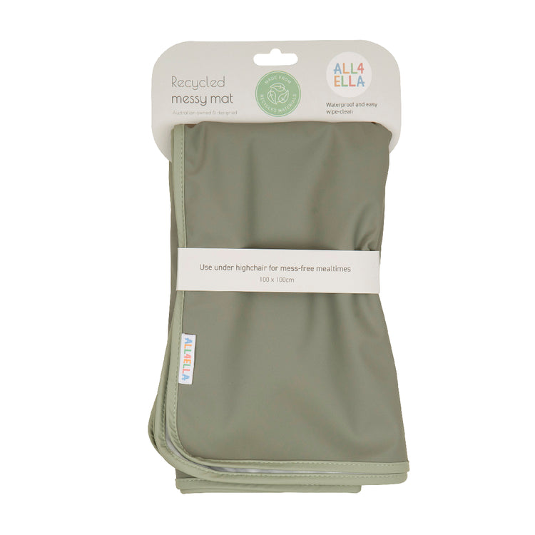 All4Ella Messy Mat Sage from All4Ella NZ stock babycity