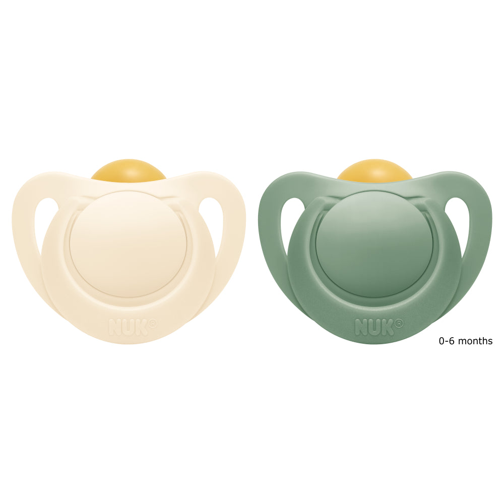 NUK For Nature Latex Soother 0-6M Assorted from NUK NZ stock babycity