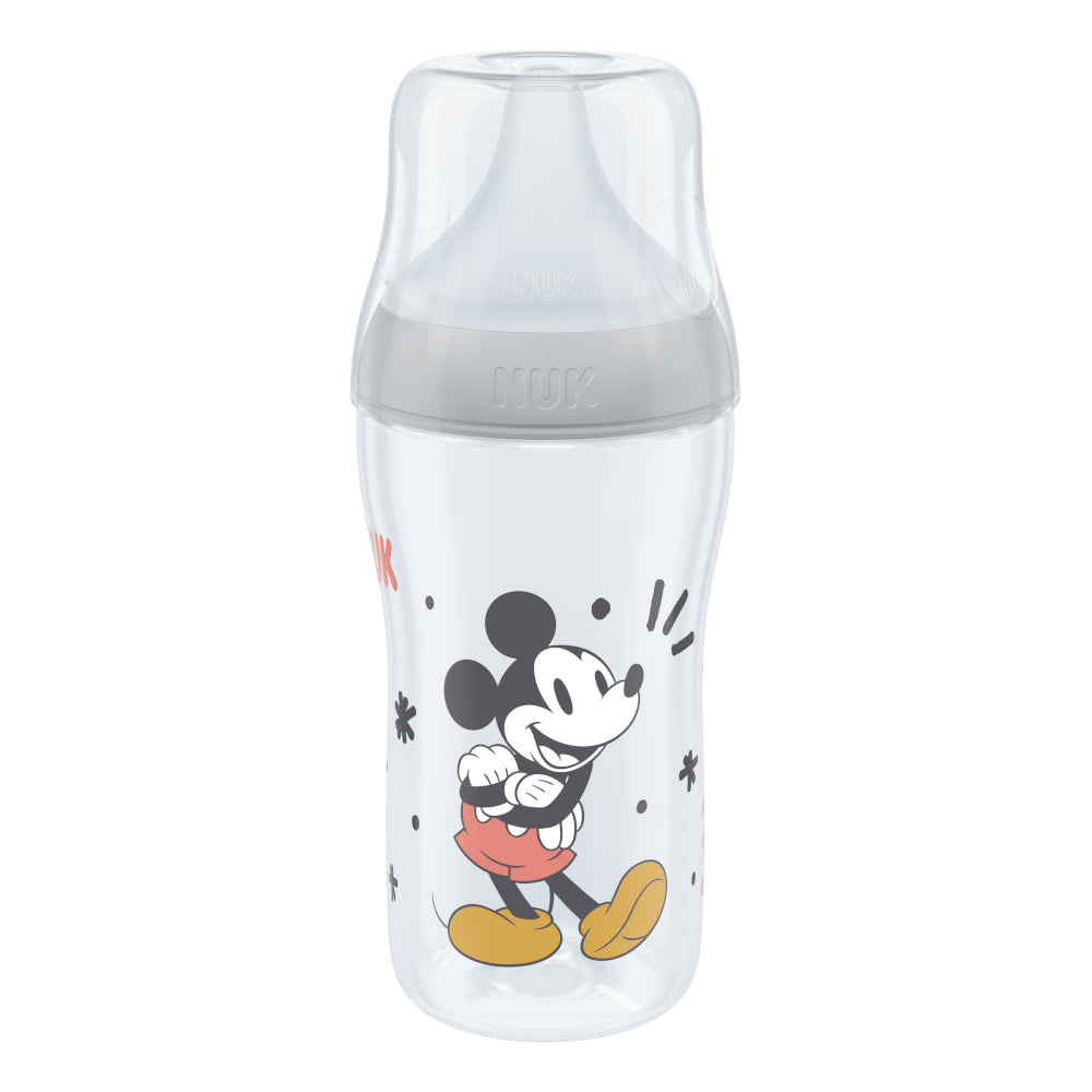 NUK Perfect Match Mickey Mouse 260ml Bottle Grey 260ml from NUK NZ stock babycity