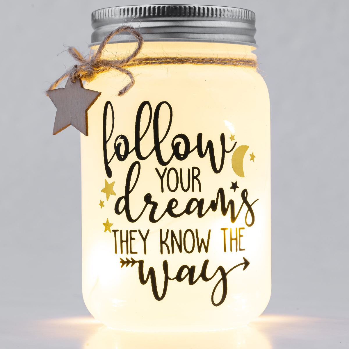Stellar Haus Follow Your Dreams Sparkle Jar from Stellar Haus NZ stock babycity