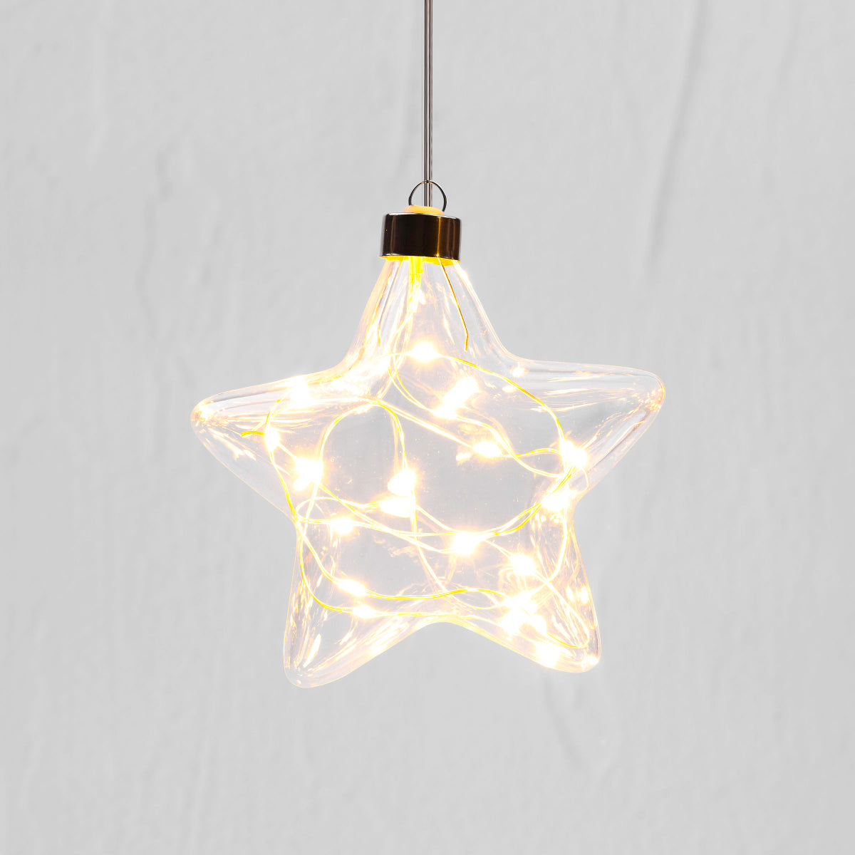 Stellar Haus Clear Star Hanging Glass from Stellar Haus NZ stock babycity