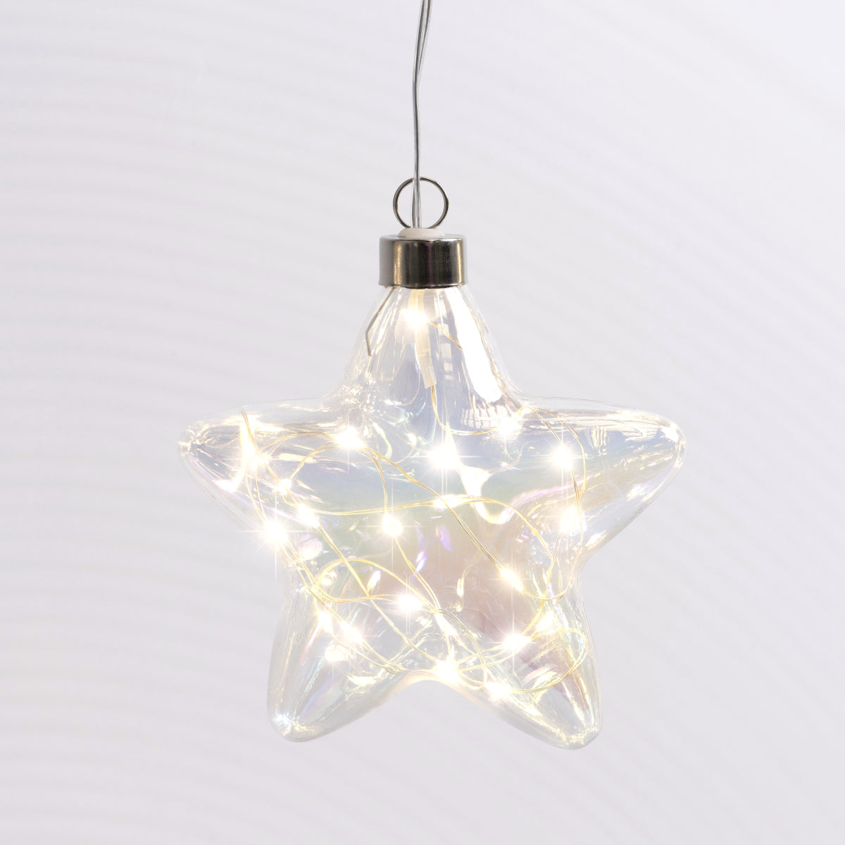 Stellar Haus Pearl Tint Star Hanging Glass from Stellar Haus NZ stock babycity