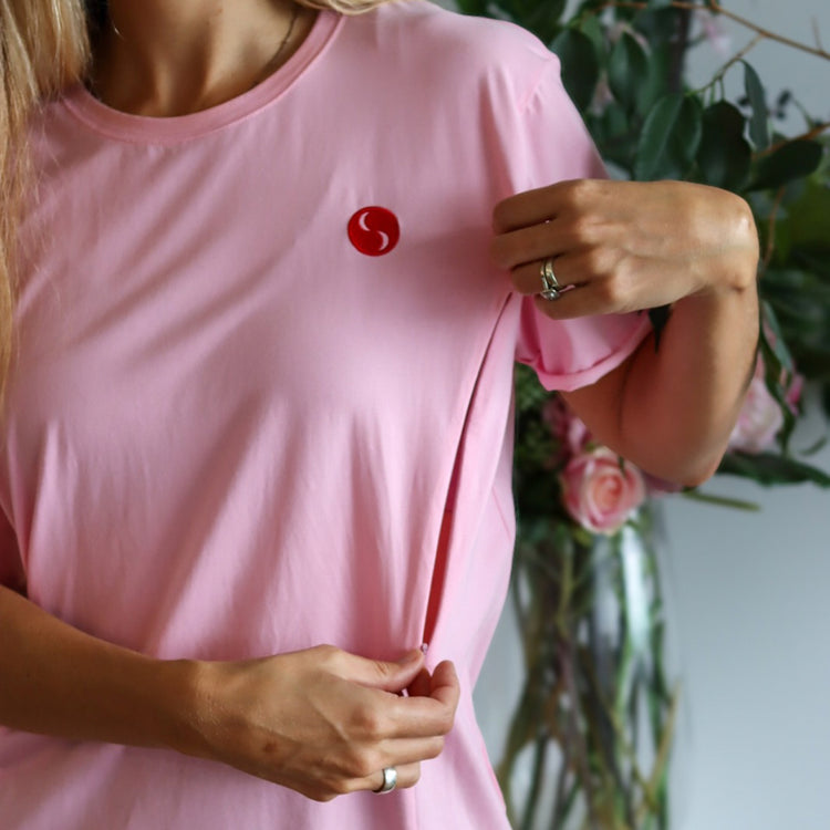 Charlotte Tee Breastfeeding T-Shirt from Cadenshae NZ stock babycity